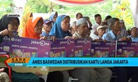 Anies Baswedan Distribusikan Kartu Lansia Jakarta