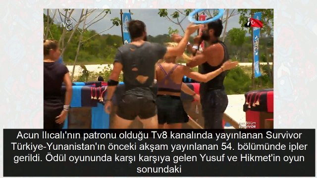 Survivor'da büyük kavga kanlı bitti Acun Ilıcalı Yusuf ve Hikmet'i diskalifiye...