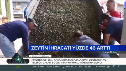 Zeytin ihracatı yüzde 46 arttı