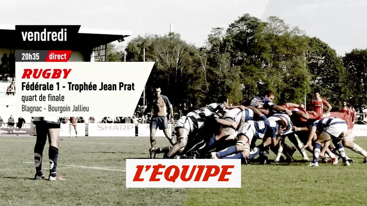 Quart de finale aller Blagnac vs Bourgoin, bande-annonce - RUGBY - FÉDÉRALE 1