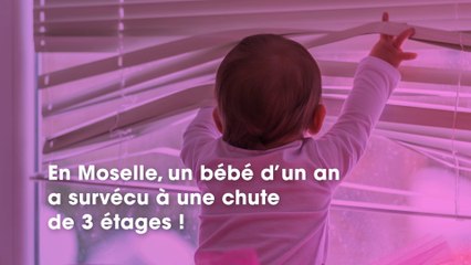 Moselle : un bébé de 1 an miraculé après une chute du 3ème étage