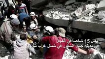 مقتل 15 شخصاً في انفجار في مدينة جسر الشغور في شمال غرب سوريا (المرصد)