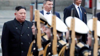 قطار كيم يعاني مشكلة بسيطة عند وصوله إلى فلاديفوستوك في روسيا