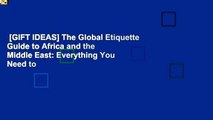 [GIFT IDEAS] The Global Etiquette Guide to Africa and the Middle East: Everything You Need to