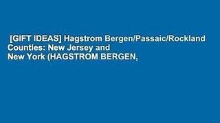 [GIFT IDEAS] Hagstrom Bergen/Passaic/Rockland Counties: New Jersey and New York (HAGSTROM BERGEN,