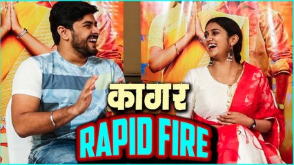 Download Video: Kaagar | Rapid Fire With Rinku Rajguru & Shubhankar Tawade | Upcoming Marathi Movie 2019