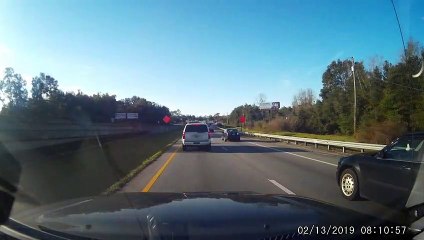 Boat vs Truck Ends in Traffic Chaos