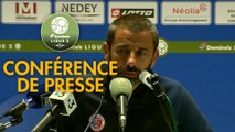 Conférence de presse FC Sochaux-Montbéliard - Châteauroux (0-0) : Omar DAF (FCSM) - Nicolas USAI (LBC) - 2018/2019