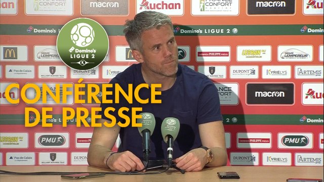 Conférence de presse RC Lens - FC Lorient (0-1) : Philippe MONTANIER (RCL) - Mickaël LANDREAU (FCL) - 2018/2019