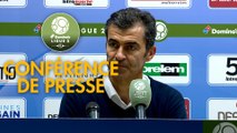 Conférence de presse ESTAC Troyes - Red Star  FC (2-0) : Rui ALMEIDA (ESTAC) -  (RED) - 2018/2019