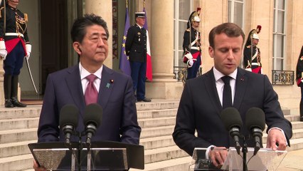 Déclaration avec Shinzo Abe, Premier ministre du Japon