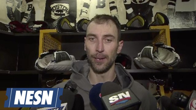 Zdeno Chara Bruins vs. Maple Leafs Game 7 Stanley Cup Playoffs First-Round Postgame Locker Room