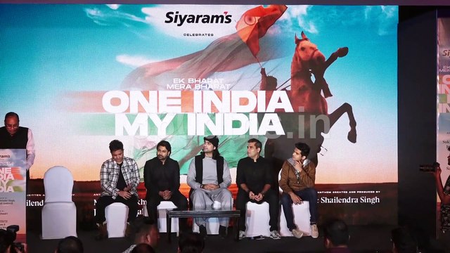 Global Premiere & Launch of Song Ek Bharat, Shreshtha Bharat with Sukhwinder Singh and Jubin Nautiyal