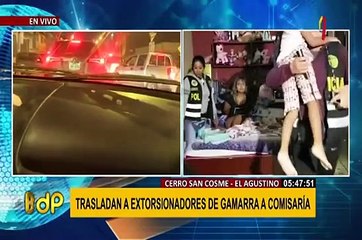 La Victoria: detenidos 10 presuntos extorsionadores en cerro San Cosme