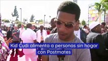 Kid Cudi alimenta a personas sin hogar con Postmates