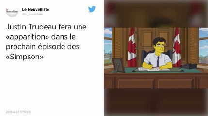 Le Premier ministre canadien Justin Trudeau va apparaître dans un épisode des Simpson