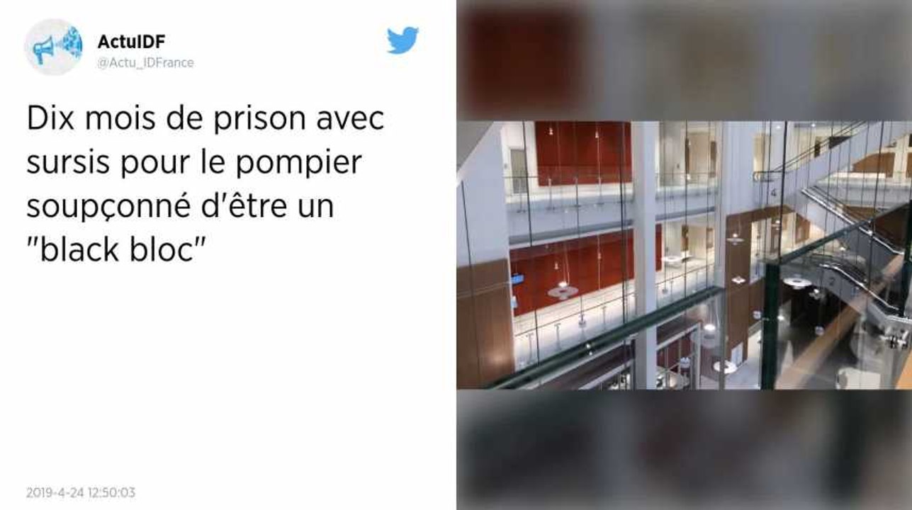 Gilets jaunes. Dix mois avec sursis pour le pompier soupçonné d’être un « black bloc »