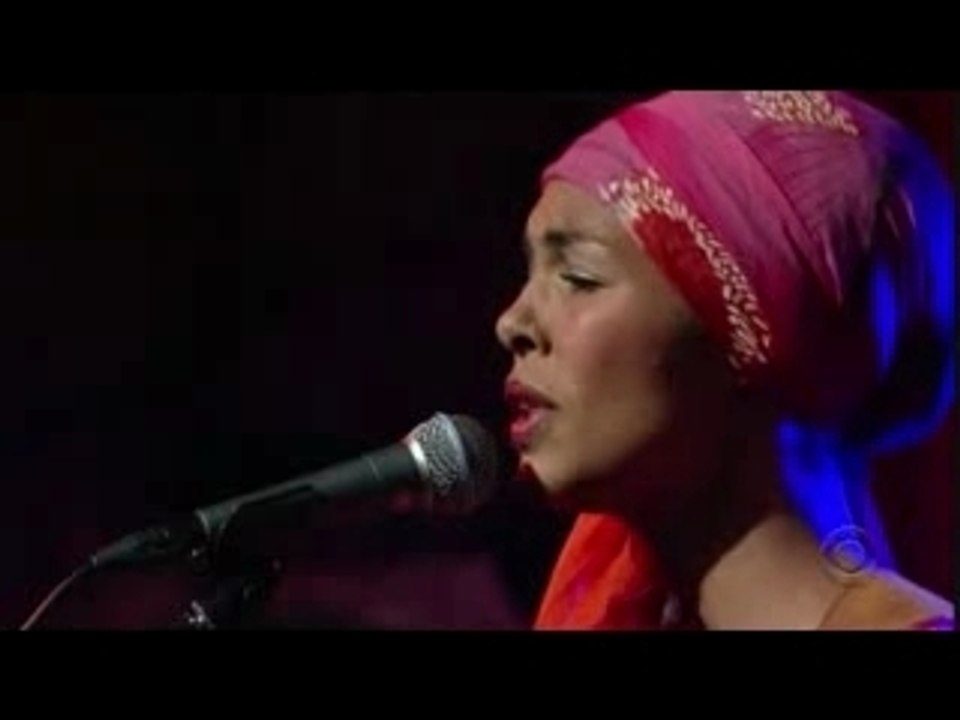 Down on my knees de Ayo, au letterman show