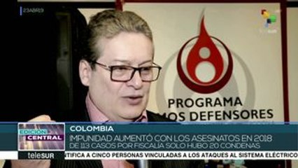 Скачать видео: Colombia: informe sobre agresiones contra defensores de DD.HH.