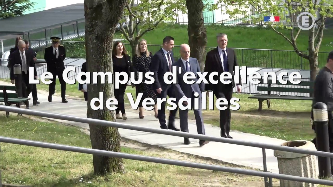 Présentation du Campus d'excellence de Versailles au ministre Jean-Michel Blanquer