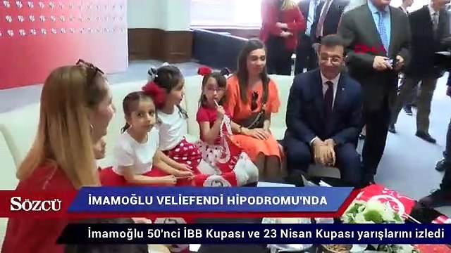 Ekrem İmamoğlu Veliefendi Hipodromu'nda