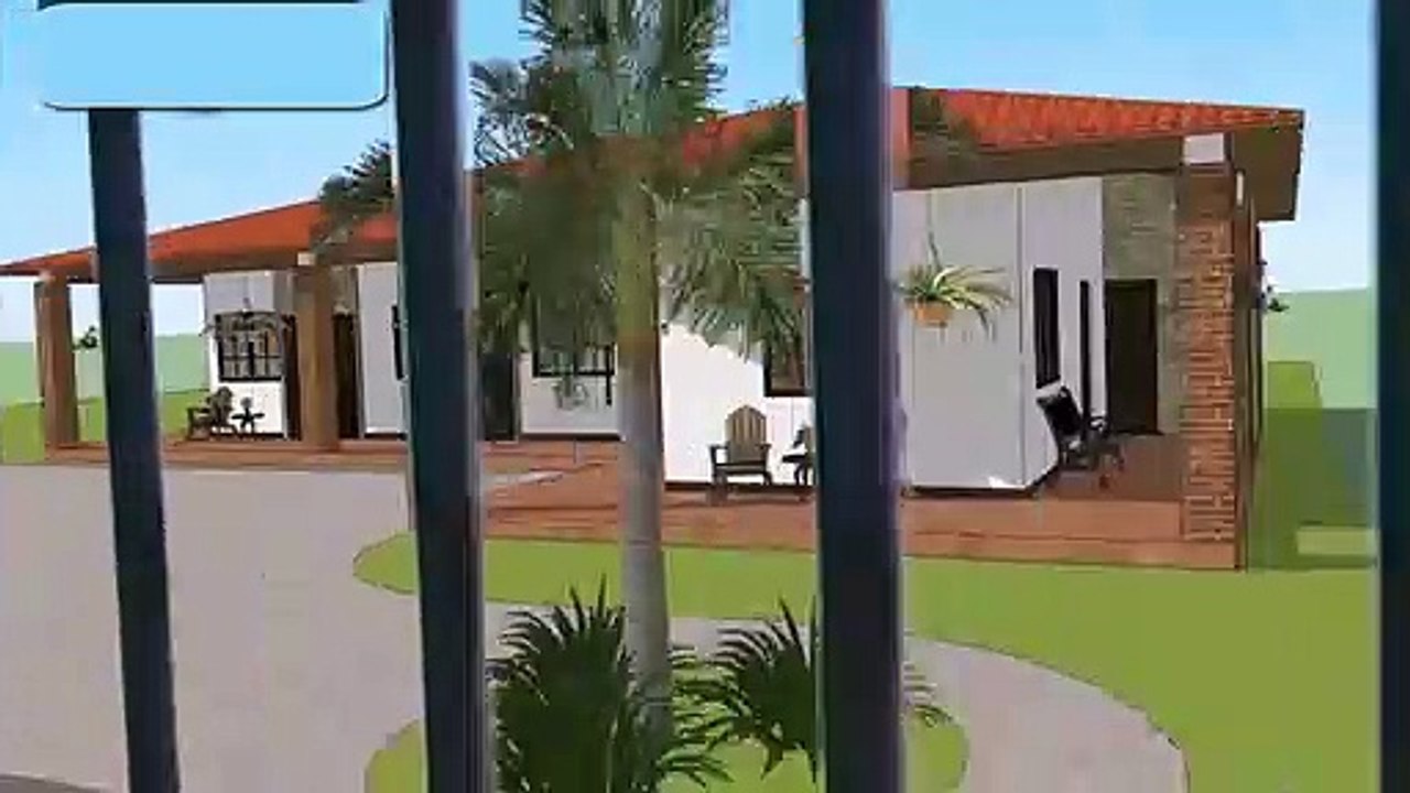 Mẫu thiết kế nhà cấp 4 mái thái nông thôn hiện đại