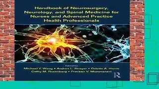 [MOST WISHED]  Handbook of Neurosurgery, Neurology, and Spinal Medicine for Nurses and Advanced