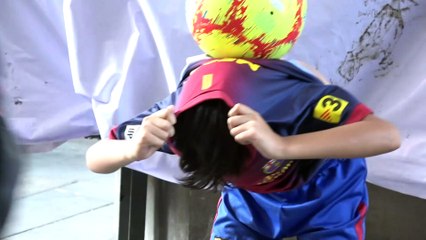 Thai Boy Shows Off Football Freestyle Skills