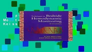 [GIFT IDEAS] Hemodynamic Monitoring by Elaine Keiss Daily