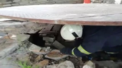 Sarnıçta Mahsur Kalan Kedi Yavrularını İtfaiye Kurtardı