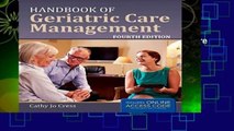 [NEW RELEASES]  Handbook Of Geriatric Care Management by Cathy Jo Cress