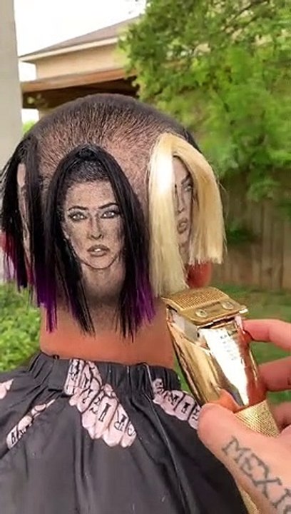 Une coiffure 3D à l’effigie des Kardashian... Bizarre