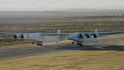 World’s largest plane by wingspan lifts off into the history books