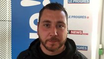 Tirage Coupe du Rhône – Sébastien DODILLE (FC Lyon) réagit après le tirage des QUARTS