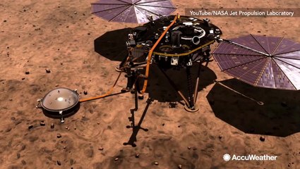 NASA's Insight lander detects first "marsquake"