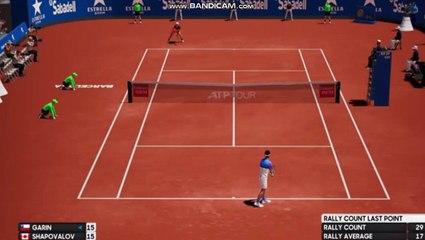 Ch.Garin vs D.Shapovalov | ATP Barcelona Highlights