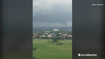 Texas A&M class watches tornado touch down