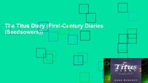 The Titus Diary (First-Century Diaries (Seedsowers))