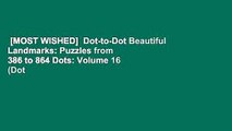 [MOST WISHED]  Dot-to-Dot Beautiful Landmarks: Puzzles from 386 to 864 Dots: Volume 16 (Dot to