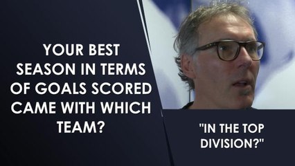Laurent Blanc answers questions on his career