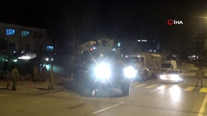 Gece yarısı Suriye sınırına komanda takviyesi