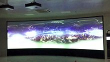 3-channel 2k HD fusion projection large screen