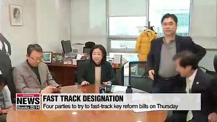 Four political parties to try to fast-track key reform bills on Thursday
