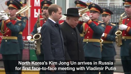 North Korean leader Kim Jong Un in Russia for summit with Putin