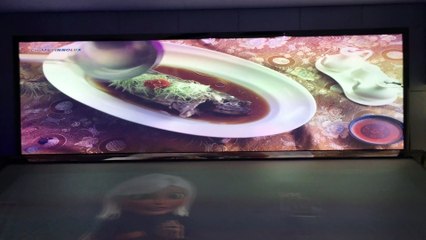 3D passive stereo fusion projection large screen