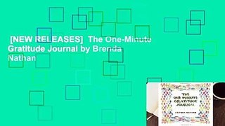 [NEW RELEASES]  The One-Minute Gratitude Journal by Brenda Nathan