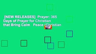 [NEW RELEASES]  Prayer: 365 Days of Prayer for Christian that Bring Calm   Peace (Christian