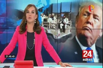 Donald Trump anunció que enviará militares a la frontera con México