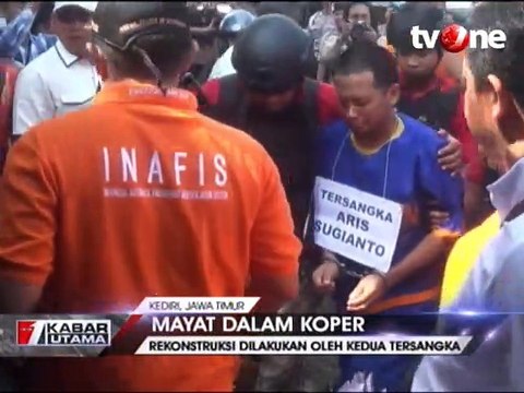 Reka Ulang Kasus Pembunuhan Mayat dalam Koper