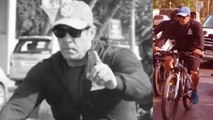 Bharat: Salman Khan enjoys cycle ride at Mumbai streets; Check out here | FilmiBeat